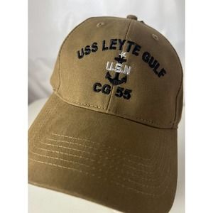 USS LEYTE GULF CG-55 Cap Hat Cap Rothco Combat Tested NEW Adjustable Spellout